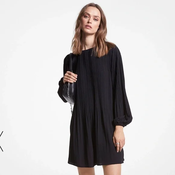open lace back dress Draped Pleated Metallic Silk-Blend Crepe Mini Dress, US 8